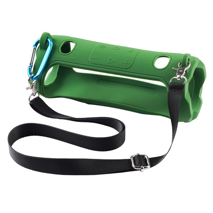 Étui de transport en Silicone pour haut-parleur Bluetooth Portable, housse de protection souple avec bandoulière pour haut-parleur JBL Charge 6