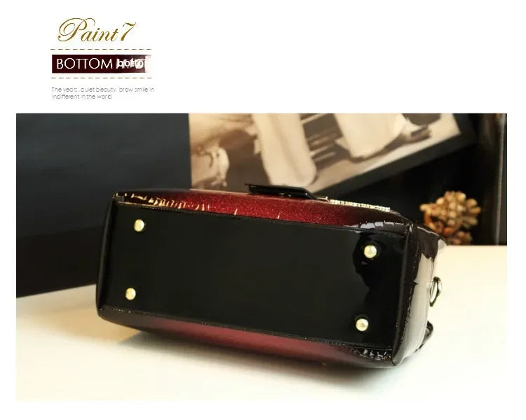 Sac à main multicouche en cuir souple pour femme, motif crocodile, coussin Boston, mères d'âge moyen, initié unique, nouveau, 2024