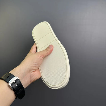 DOYUTIG-Chaussures à enfiler en cuir véritable pour hommes, chaussures de planche décontractées rétro pour hommes, baskets chimneakers de printemps et d'automne, marque de mode masculine, SG009