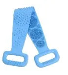 Éponge corporelle en Silicone, brosses, serviettes de bain, épurateur, frottement du dos, Peeling, Massage, ceinture de douche, brosses de nettoyage de la peau étendues