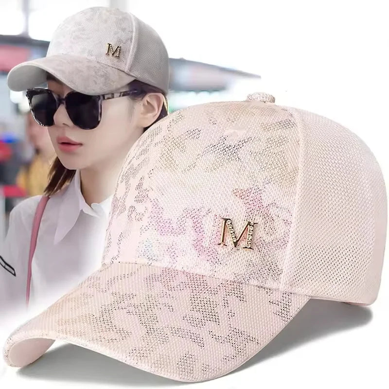 Nouveau chapeau de soleil pour femmes dames casquette de Baseball femme pour fille été respirant Snapback marque de mode de luxe sport camionneur chapeau