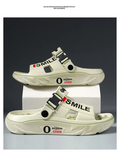 2025 nouveaux pantoufles de Massage pour hommes sandales d'extérieur intérieures plage confortables diapositives souples chaussures décontractées pour hommes femmes pantoufles de maison