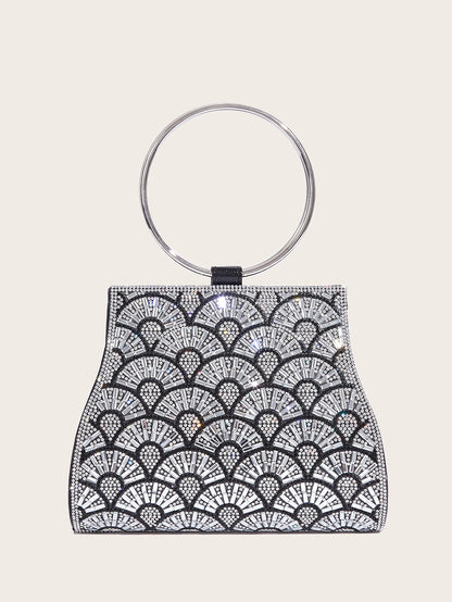 Sacs à main en diamant pour femmes, sacs de soirée en strass, pochette avec pierres de mariée, pochettes pour dames, sacs de soirée de mariage