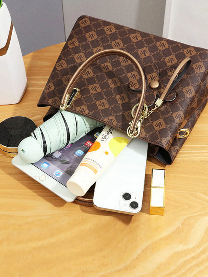 Sac à main imprimé vintage pour femme, sac à bandoulière simple, grande capacité, qualité avancée, élégant, mode 100