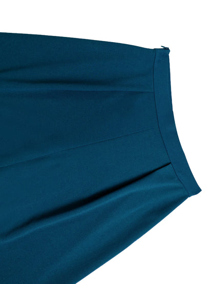 Ensemble deux pièces pour femmes, tenues à manches évasées, col asymétrique, haut, pantalon à jambes larges, parfait pour une fête ou un bureau élégant