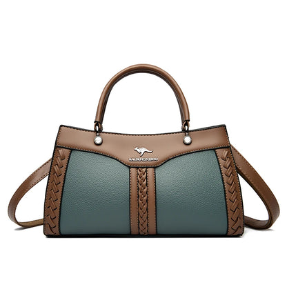 Sac à main multicouche de luxe pour femmes, sacoche tendance de bonne qualité en cuir souple, sac à bandoulière, 2024