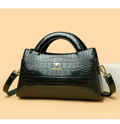 KAIDIFEINIROO marque kangourou Alligator Pu cuir épaule sac à bandoulière pochette sacs à main pour mère petites femmes sacs à main nouveau