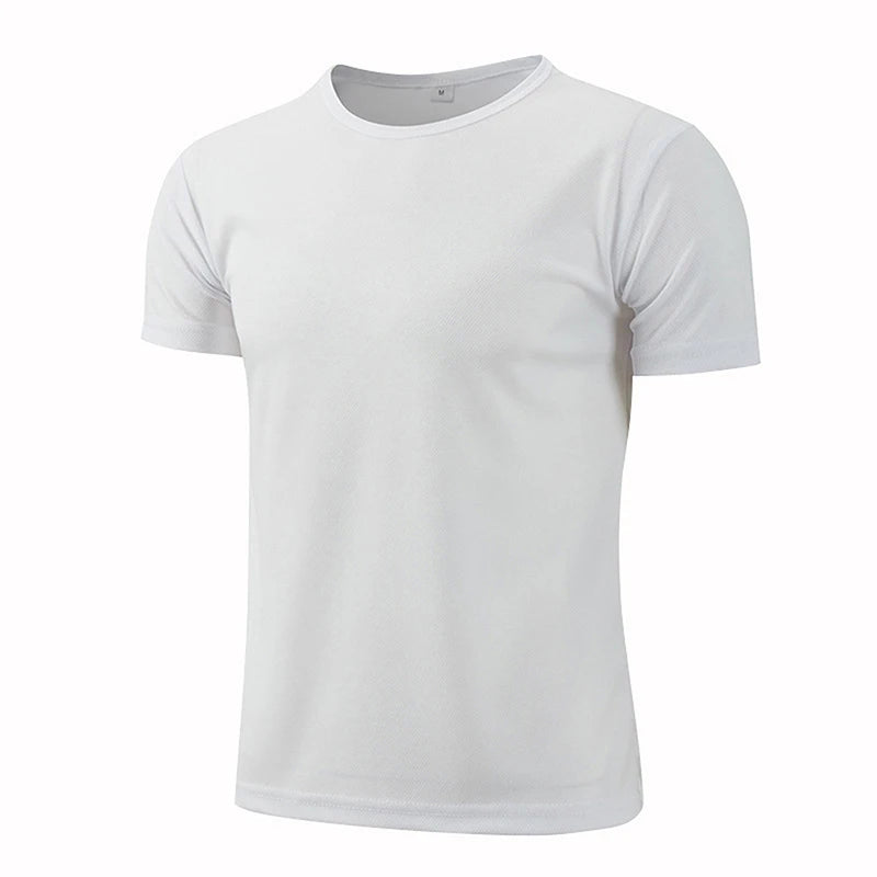 Hommes femmes séchage rapide à manches courtes Sport T-Shirt maillots de gymnastique Fitness chemise formateur course T-Shirt adolescent vêtements de Sport respirants