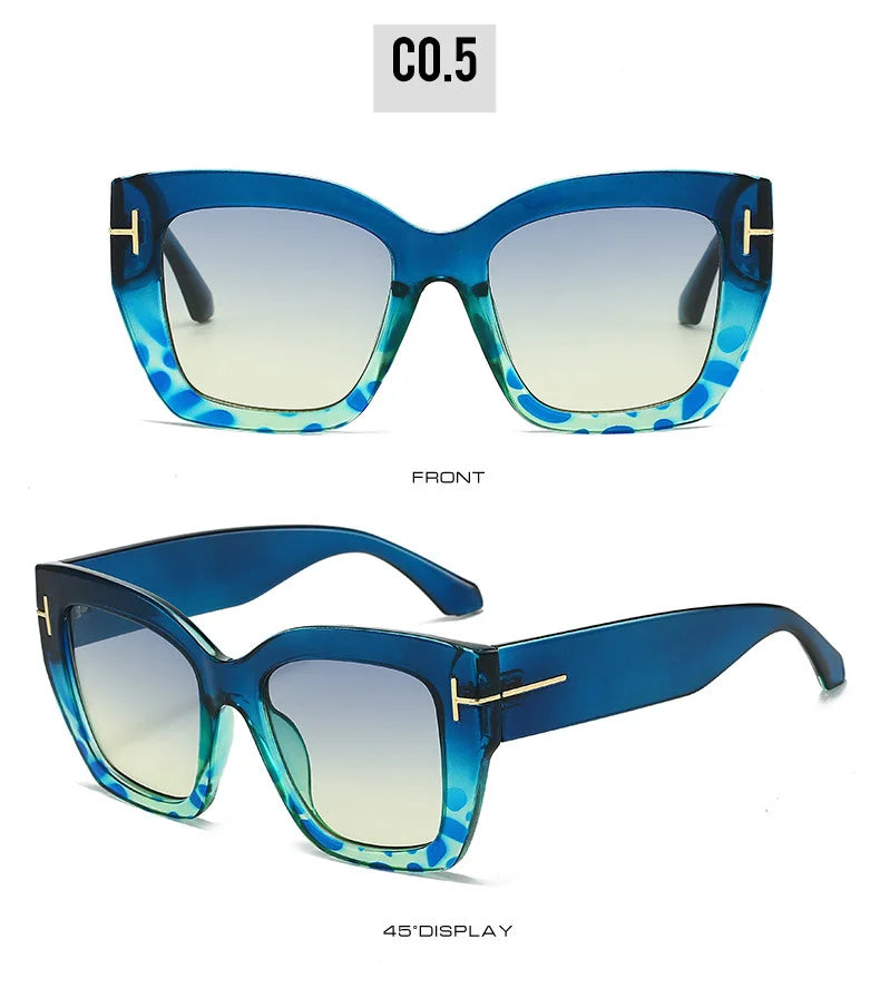 Lunettes de soleil vintage pour hommes et femmes, protection UV, forme carrée, haute qualité, style tendance