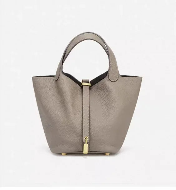 Nouveau 2025 sac seau en cuir pour femmes panier de légumes sac à main maman sac de mariage sac à bandoulière en polyuréthane souple avec poche Mobile