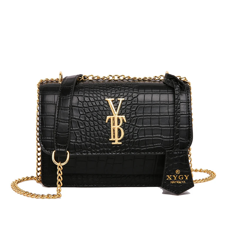 Dames peau de crocodile PU cuir carré sacs à bandoulière sacs à bandoulière сумка sacs pour femme sacs de créateurs de luxe ita sac sacs