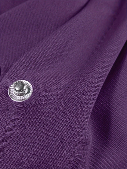 Veste de Baseball Pop de couleur Pure pour femmes, costume de sport à simple boutonnage, deux pi, printemps et automne, Europe et états-unis