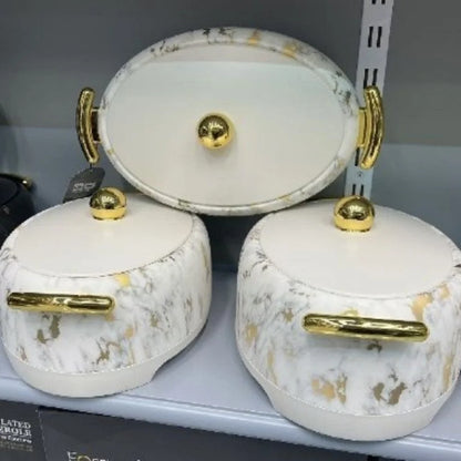 Boîte isotherme pour aliments du Ramadan, grande capacité, chauffe-plats, boîte à lunch, événement, réunion de famille, 2L, 2,5 L, 3L, ensemble de 3 pièces