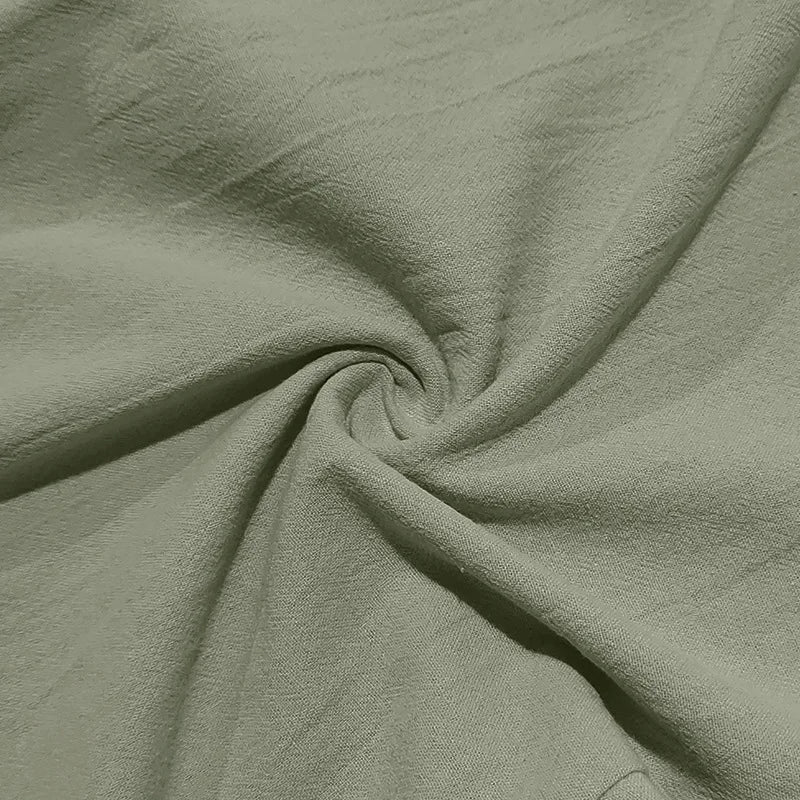 Pantalon de plage confortable en coton et lin pour hommes, sangle droite, haute qualité, décontracté, printemps et automne, nouvelle mode, 2025