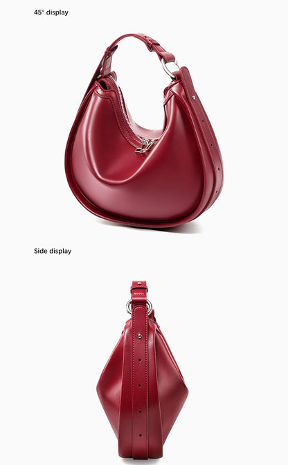 Zency Premium en cuir véritable femmes Sac à main de luxe Hobo Sac grande capacité mode épaule Bolsa pour femme amant fille cadeau Sac