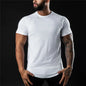 BS -T-shirt en coton été hommes athloisir entraînement à manches courtes Muscle Fitness T-shirt de haute qualité hommes T-shirt Gym Sport chemise hauts