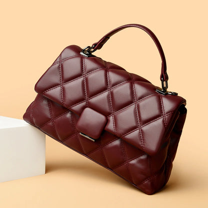 Sac à main rétro en cuir souple pour femmes, sacs carrés à la mode, haute qualité, célèbre designer, portefeuille