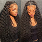 Perruque Lace Closure Wig sans colle bouclée, cheveux naturels, Deep Wave, HD, 13x6, pre-à-porter, densité 200