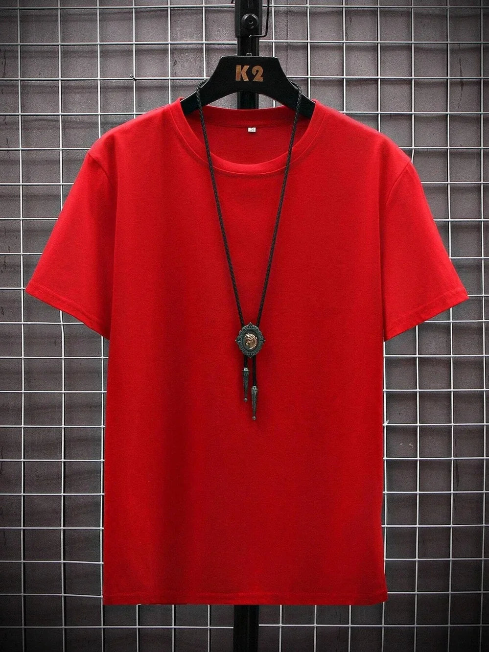 Offre spéciale couleur unie haute qualité impression T-Shirts hommes décontracté rue T-Shirts été surdimensionné vêtements en vrac coton à manches courtes