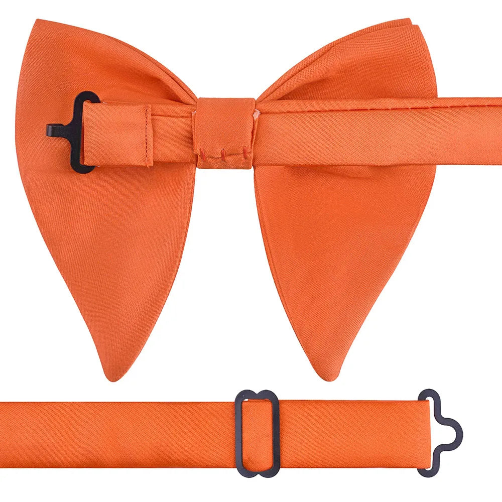 GUSLESON mode rose Champagne bleu solide noeud papillon pour hommes classique grand noeud papillon pour fête de mariage nœud papillon adulte hommes cravate