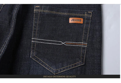 Jean classique pour homme, salopette en denim, doux, noir, taille 32-38, nouvelle collection