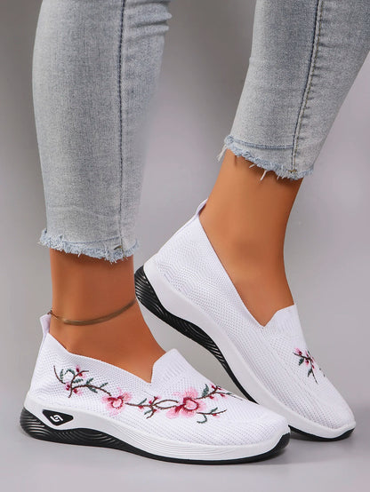 Chaussures plates d'été en maille respirante pour femmes, chaussures pour femmes, baskets décontractées, livraison gratuite en liquidation