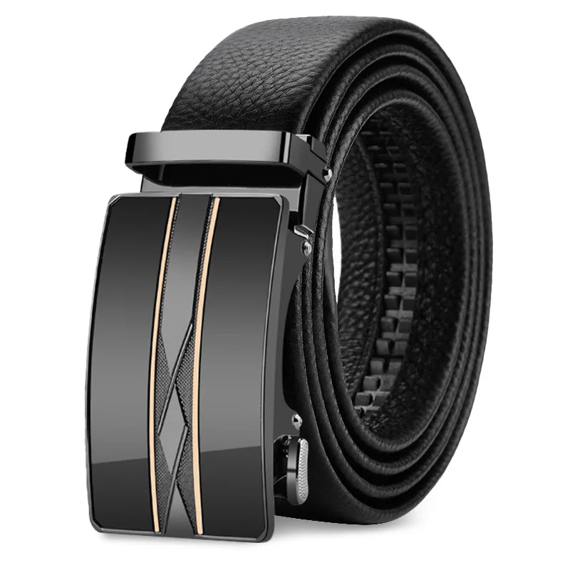 OYIFAN hommes ceinture en cuir véritable ceinture pour hommes ceintures automatiques ceinture réglable ceintures d'affaires