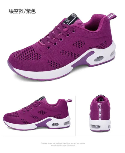 Femmes chaussures de course respirant maille extérieur léger chaussures de sport décontracté marche baskets Tenis Feminino Zapatos Mujer