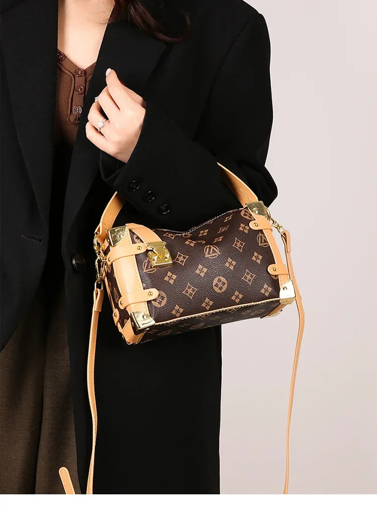 Sac à main polyvalent, nouveau Style étranger, couleur personnalisée, à la mode, couleur contrastée, épaule unique, portée Oblique, printemps 2025