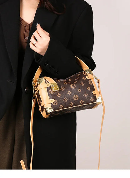 Sac à main polyvalent, nouveau Style étranger, couleur personnalisée, à la mode, couleur contrastée, épaule unique, portée Oblique, printemps 2025