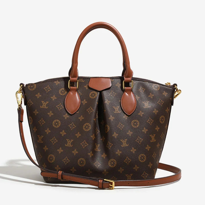 Sac de banlieue de grande capacité pour femmes, nouvelle mode rétro, Texture haut de gamme, fourre-tout à bandoulière polyvalent, 2025