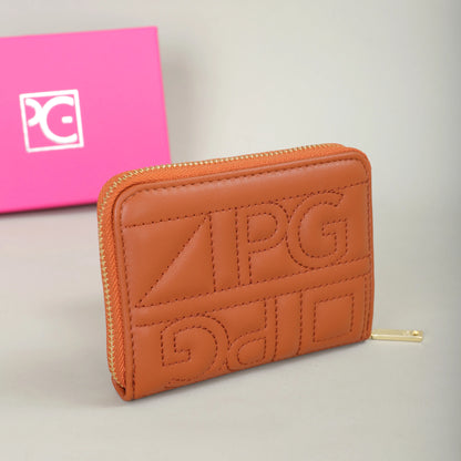 PG PATSY GARIS mode classique rétro hommes et femmes portefeuille universel lettre imprimé Portable sac de carte zéro portefeuille