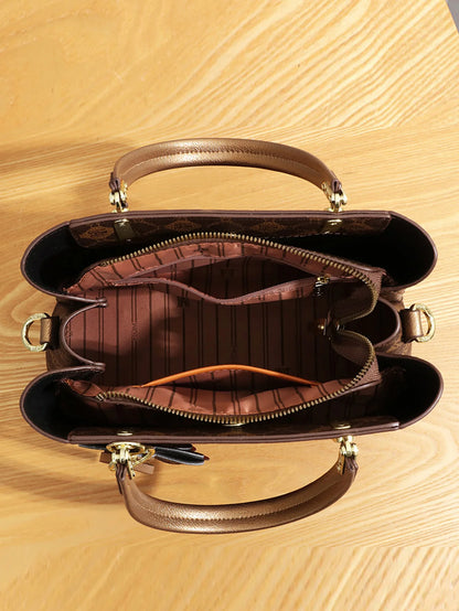 Sac à main imprimé vintage pour femme, sac à bandoulière simple, grande capacité, qualité avancée, élégant, mode 100