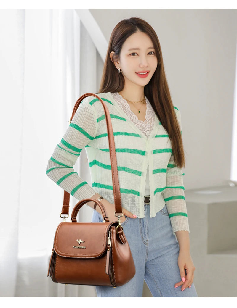 Sac pour femmes 2024 marque Design mode sacs à bandoulière de luxe en cuir souple Sac à bandoulière sacs à main et sacs à main de haute qualité