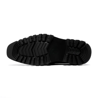 Mocassins d'été en cuir véritable pour hommes, chaussures d'été à enfiler, respirantes, semelle épaisse, richelieu, pompon, tenue décontractée