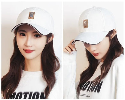 Casquettes de baseball avec étiquette lettre pour hommes et femmes, chapeaux Snapback, vêtements de travail réglables, visière de sport en plein air, couple, mode