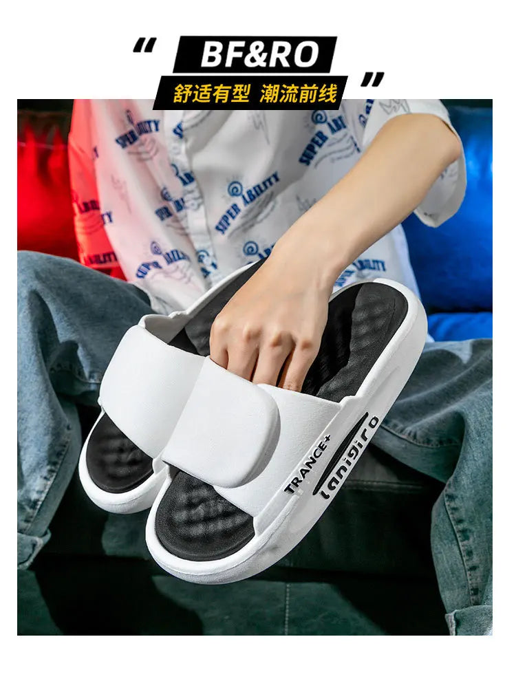 Tongs OligBeach pour hommes, pantoufles à enfiler, sandales chaudes, Zapatos zones bre, optique extérieure, chaussures à plateforme, mode