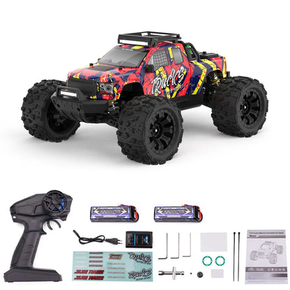 JIUSI PT14R 1/14 RC voiture de course 3S batterie 4WD 80 km/h moteur sans brosse 2.4G télécommande 35C haute vitesse tout-terrain camion RC
