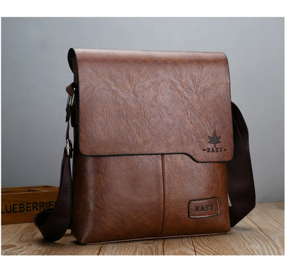 Marque de luxe Vintage sacs de messager hommes en cuir sac à bandoulière homme sac à main marron noir sac latéral affaires sac à bandoulière pour hommes