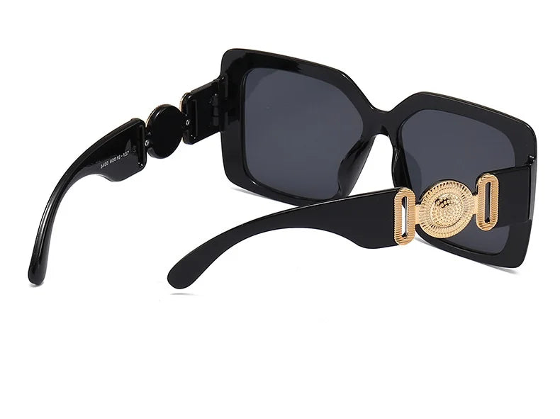 INS populaire carré lunettes de soleil femmes luxe rétro marque hommes tendance voyage lunettes de soleil femme nuances UV400 Oculus