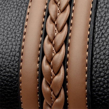 Sac à main multicouche de luxe pour femmes, sacoche tendance de bonne qualité en cuir souple, sac à bandoulière, 2024