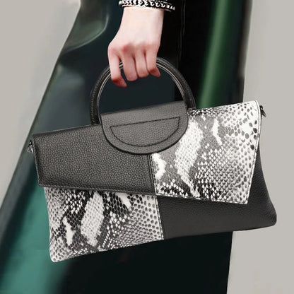 Sac à bandoulière en cuir synthétique PU pour femmes, sac à main et bourse à rabat à motif d'alligator pour dîner de mariage décontracté