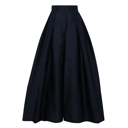 Mode femmes Baggy pantalon été 2025 Vintage ample taille haute jambe large noir pantalon pour femme vêtements surdimensionné