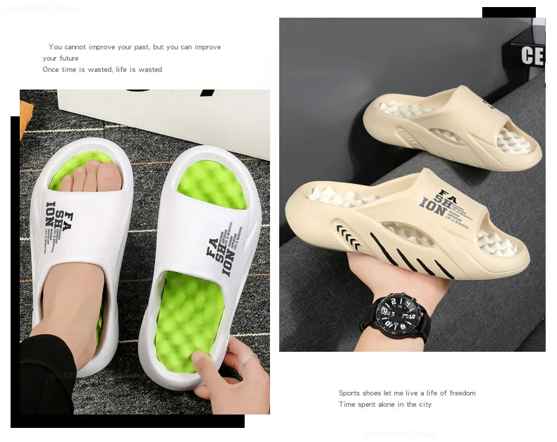 Xiaomi-Pantoufles d'Niket d'Extérieur pour Homme et Femme, Sandales de Plage Légères, Semelle OligSoft, Tongs, Été 2023