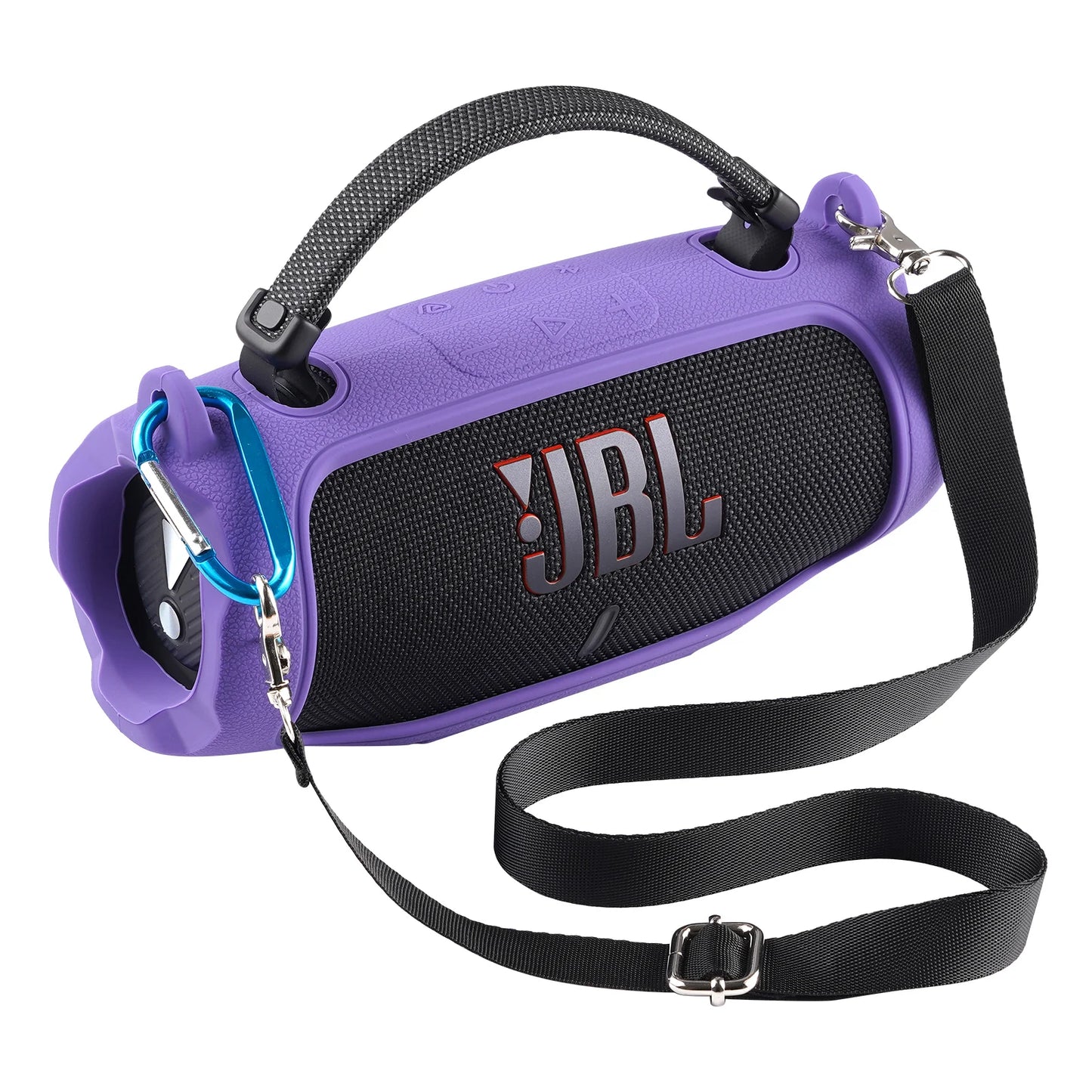 Étui de transport en Silicone pour haut-parleur Bluetooth Portable, housse de protection souple avec bandoulière pour haut-parleur JBL Charge 6