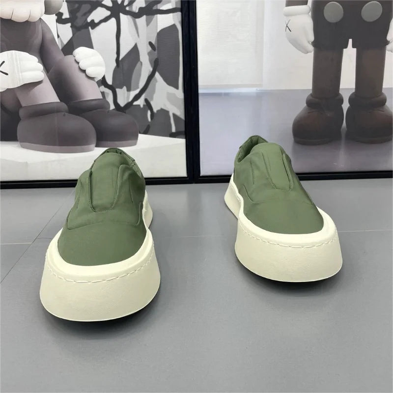 Hommes glace soie chaussures décontractées été nouveau respirant semelle souple chaussures plates décontractées toile chaussure en plein air confortable baskets homme Tenis