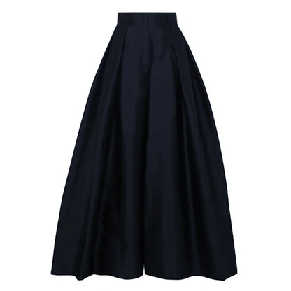 Mode femmes Baggy pantalon été 2025 Vintage ample taille haute jambe large noir pantalon pour femme vêtements surdimensionné