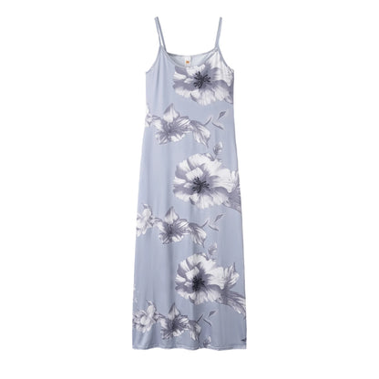 AmazoneBayNew-Robe à bretelles florales imprimées coupe basse pour femmes, vêtements sexy, été chaud