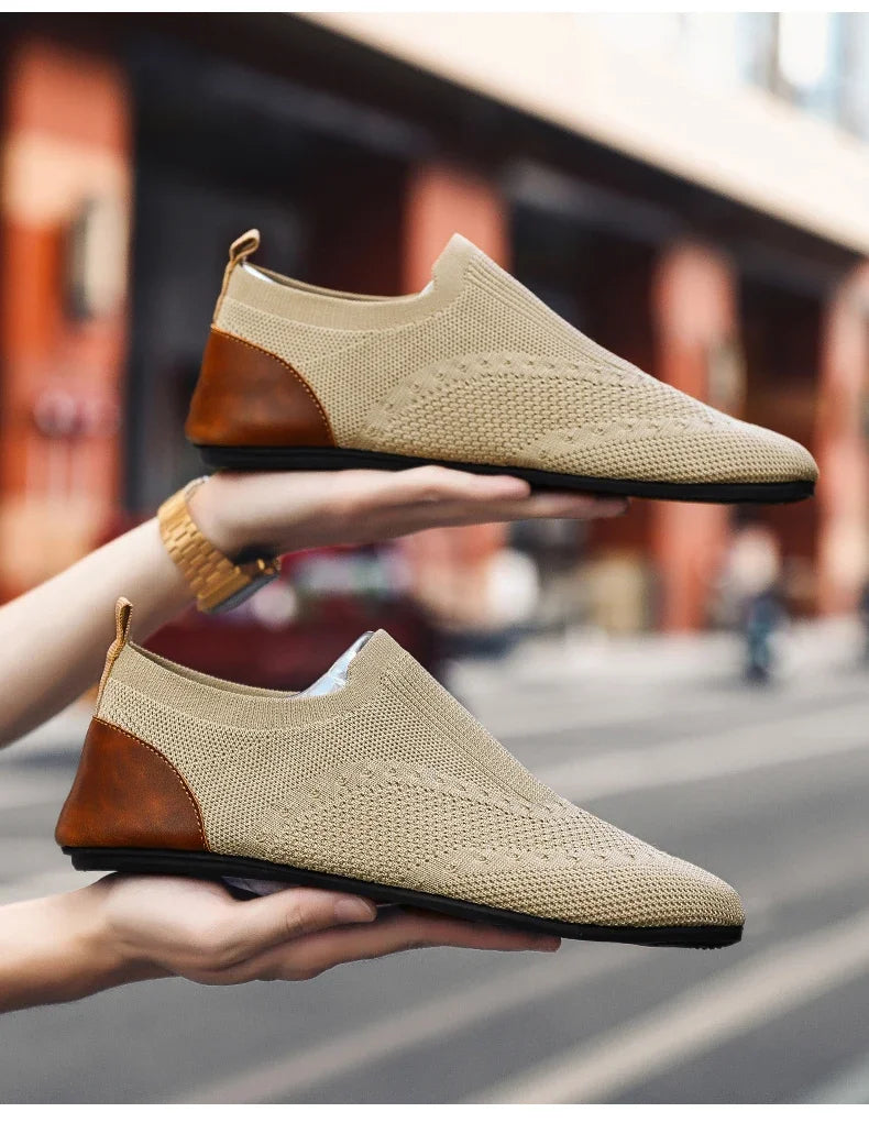 YRZL-Mocassins Légers pour Homme, Chaussures Plates Astronomiques, Conduite, Marche, Sans Lacets, Loisirs, Paresseux, 2024