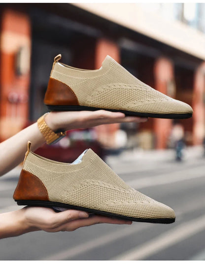 YRZL-Mocassins Légers pour Homme, Chaussures Plates Astronomiques, Conduite, Marche, Sans Lacets, Loisirs, Paresseux, 2024